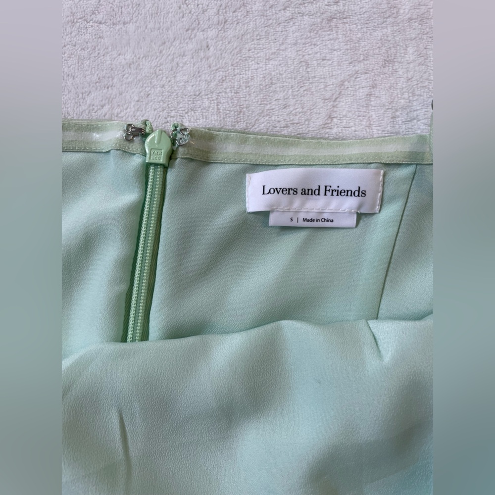 Lovers + Friends Karen Mini Dress in Mint Green - Picture 10 of 11